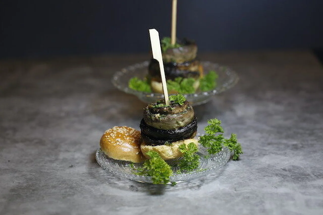 Pincho de champignons à l'ail