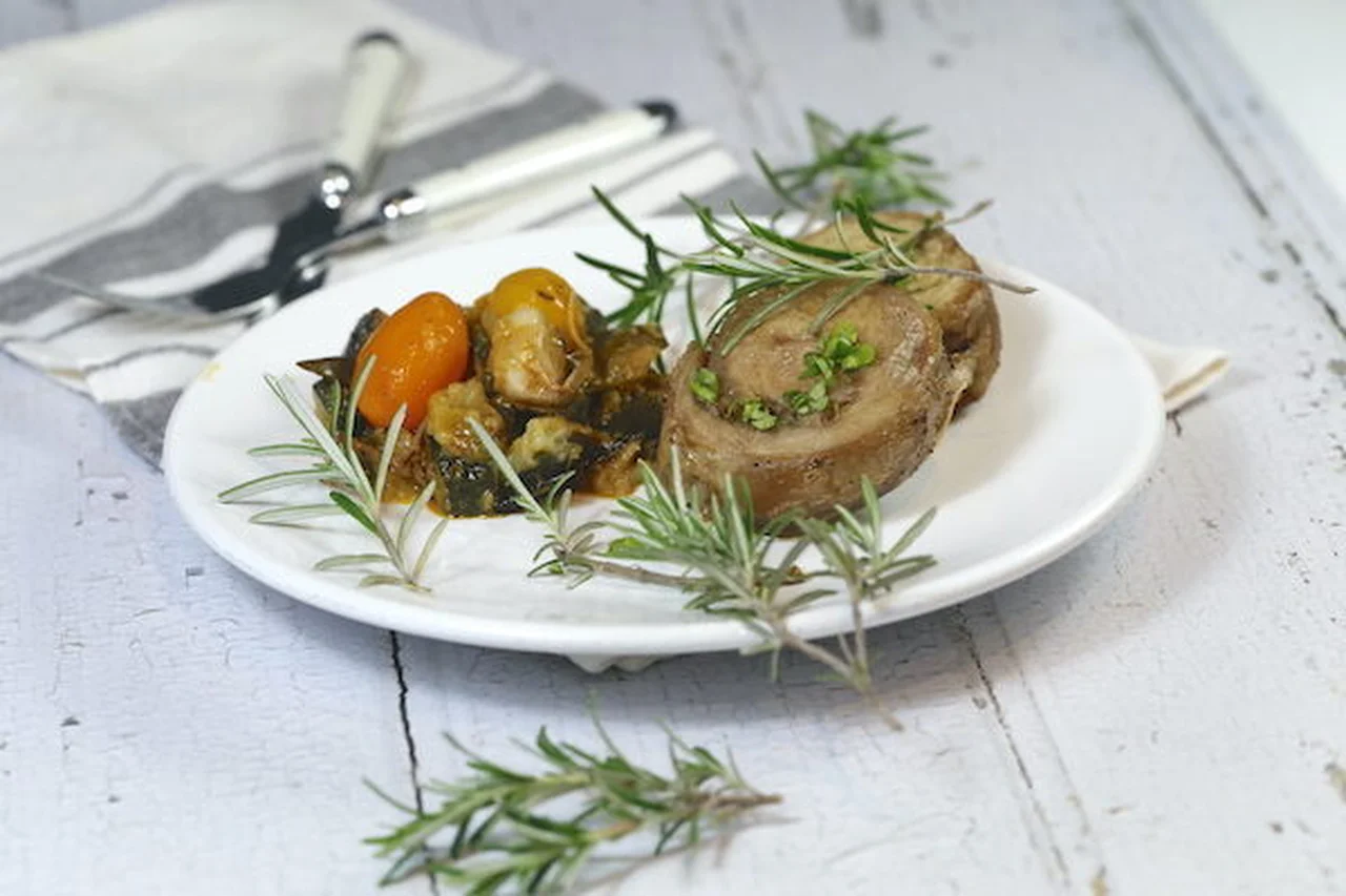 Rôti de veau aux herbes