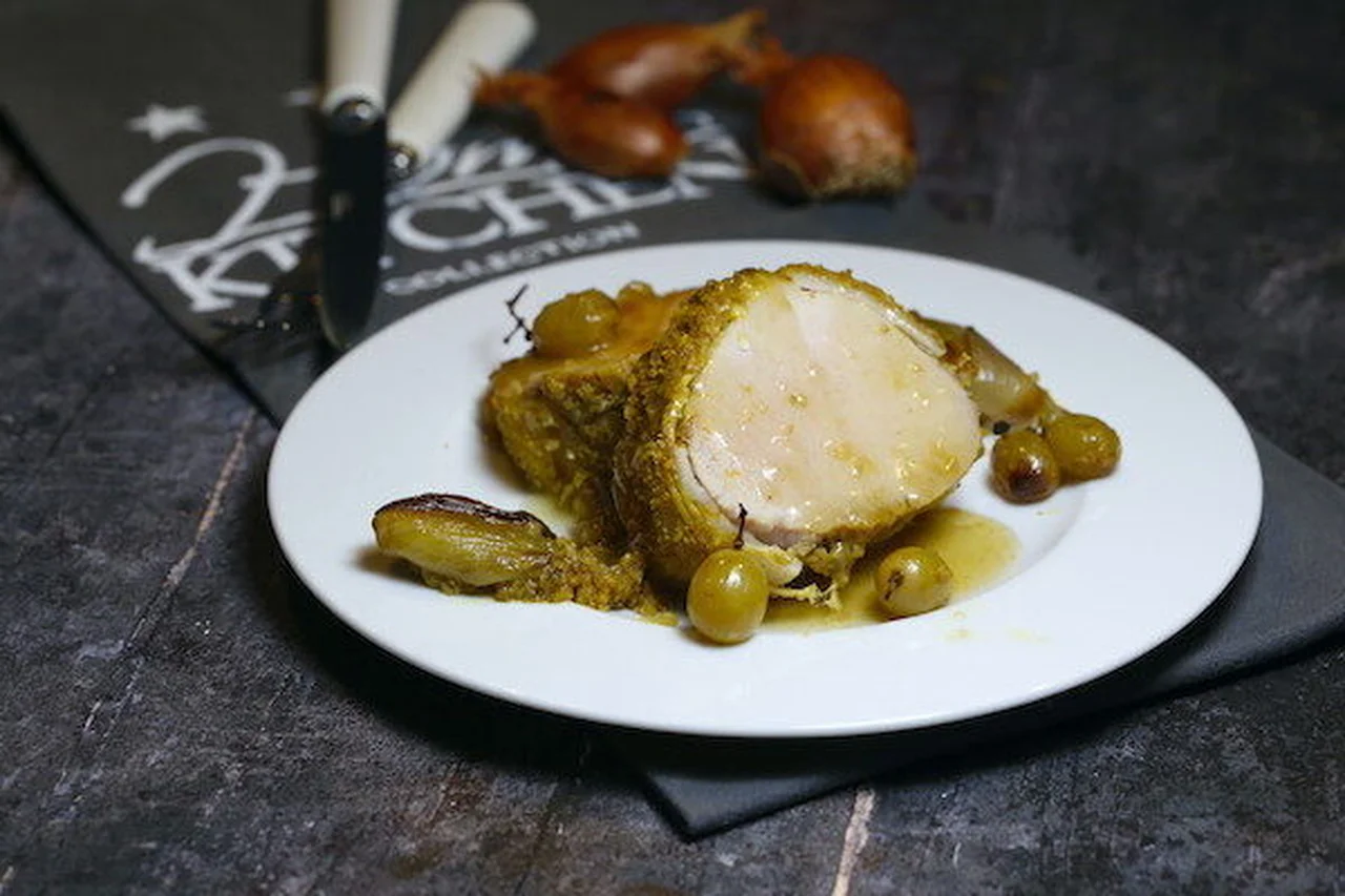 Rôti de veau en croûte d'épices