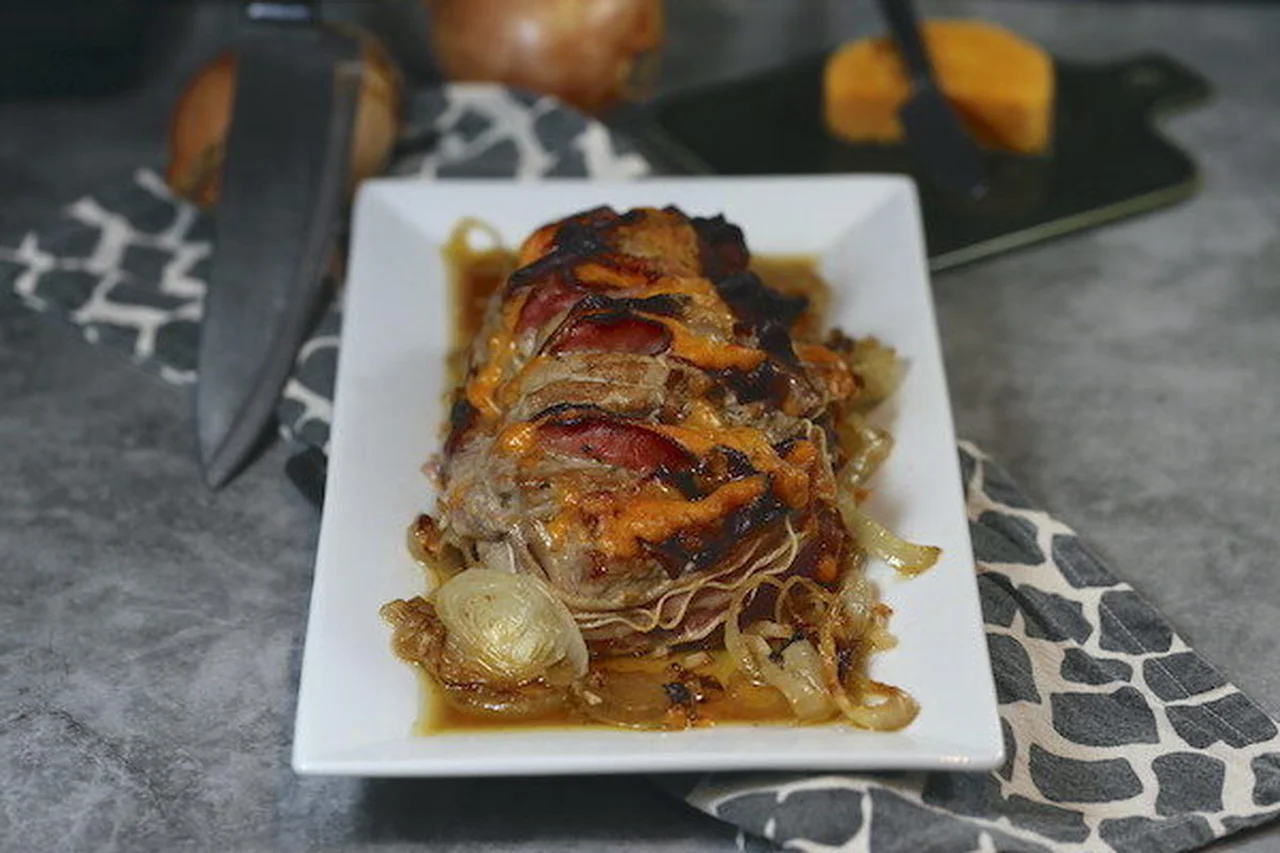 Rôti de veau Orloff à la mimolette