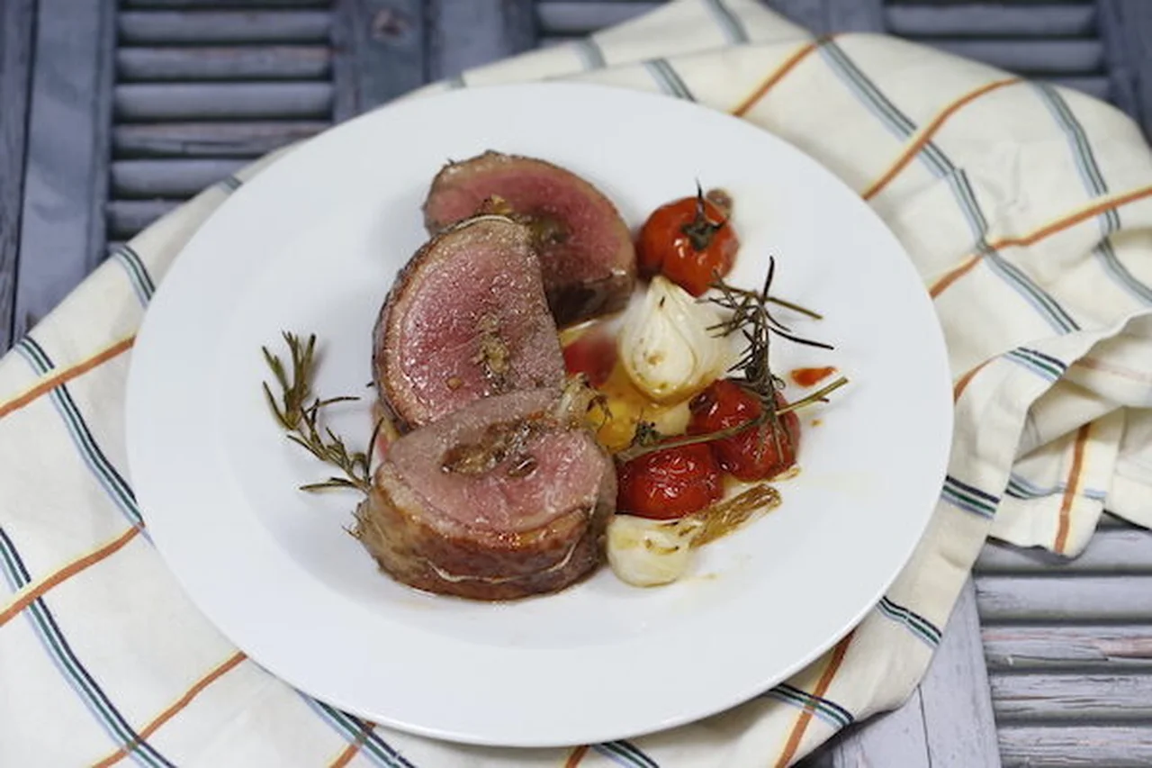 Magrets de canard farcis tapenade et tomate