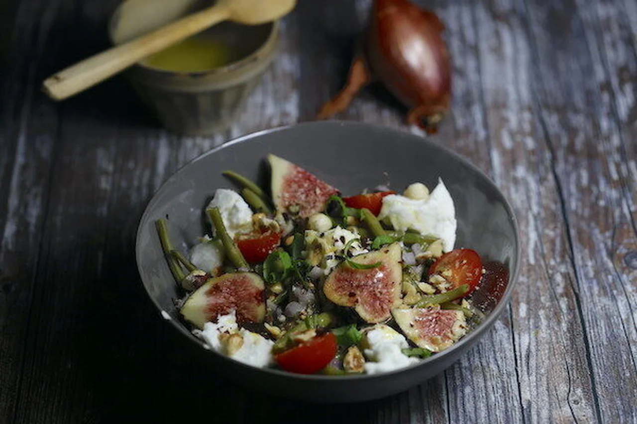 Salade César aux figues