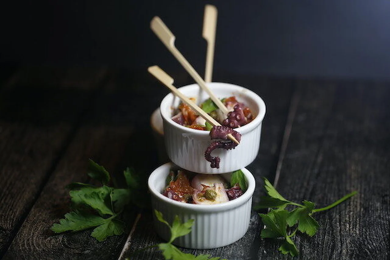 Salade de poulpe aux câpres