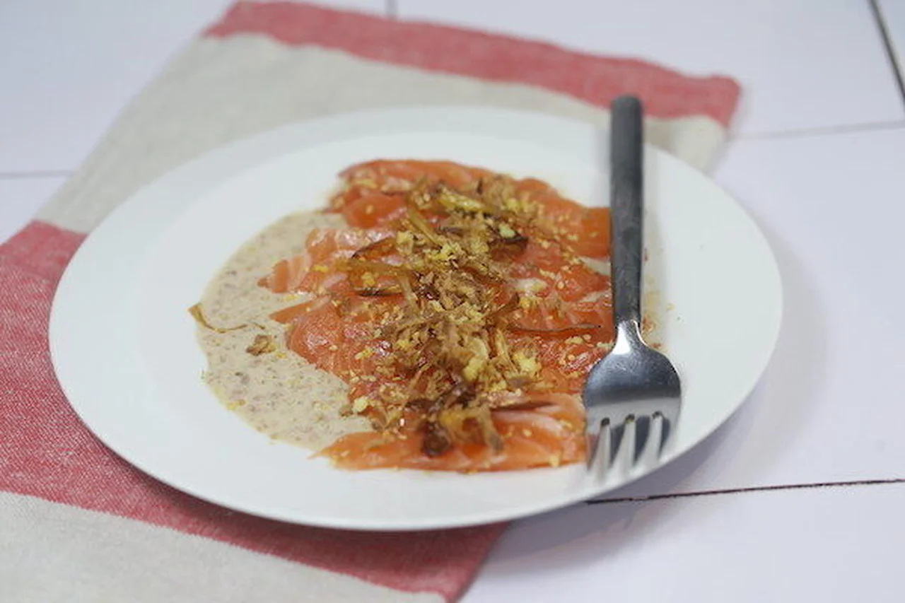 Salmon crudo