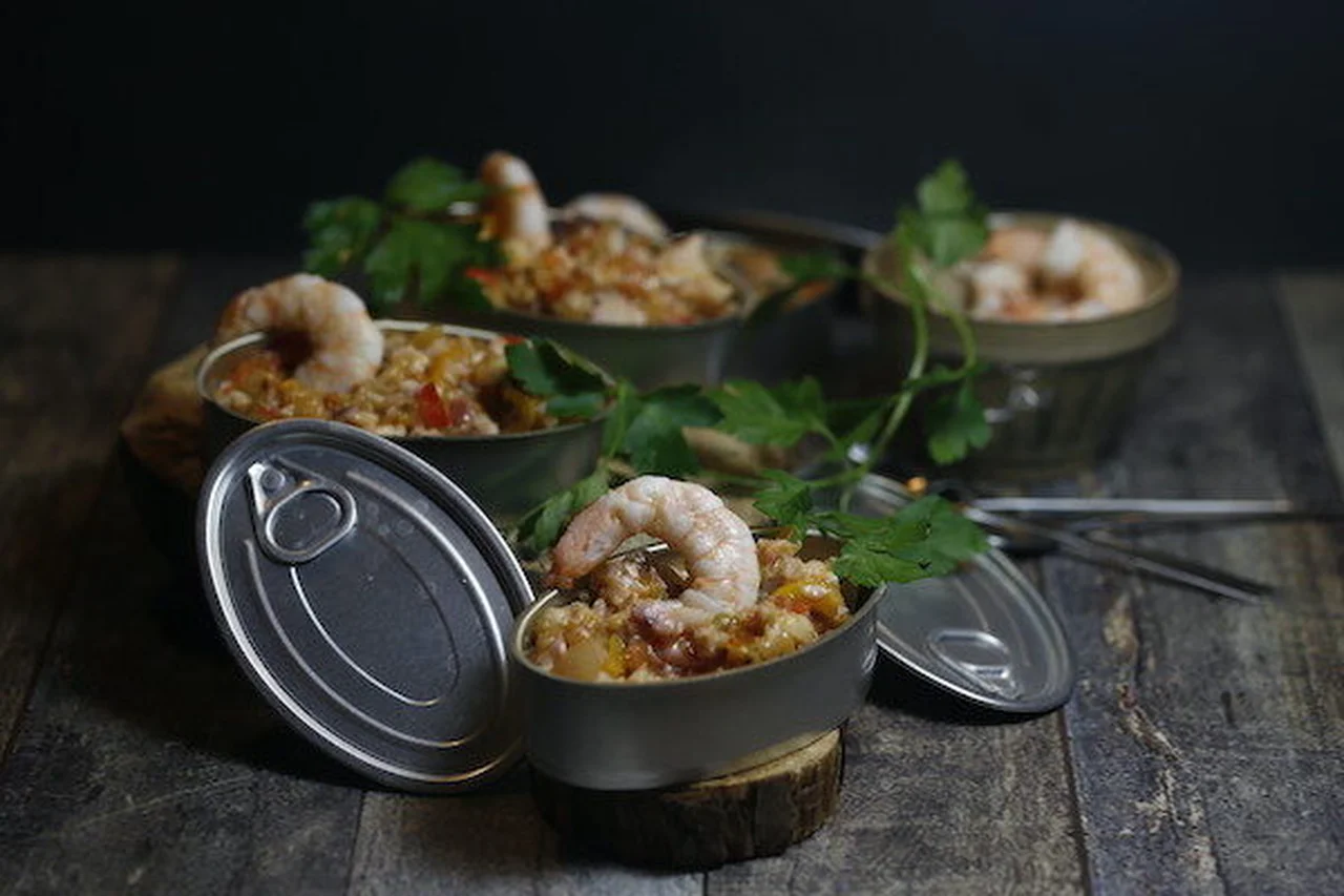 Salpicon de poulpe et crevettes au curry