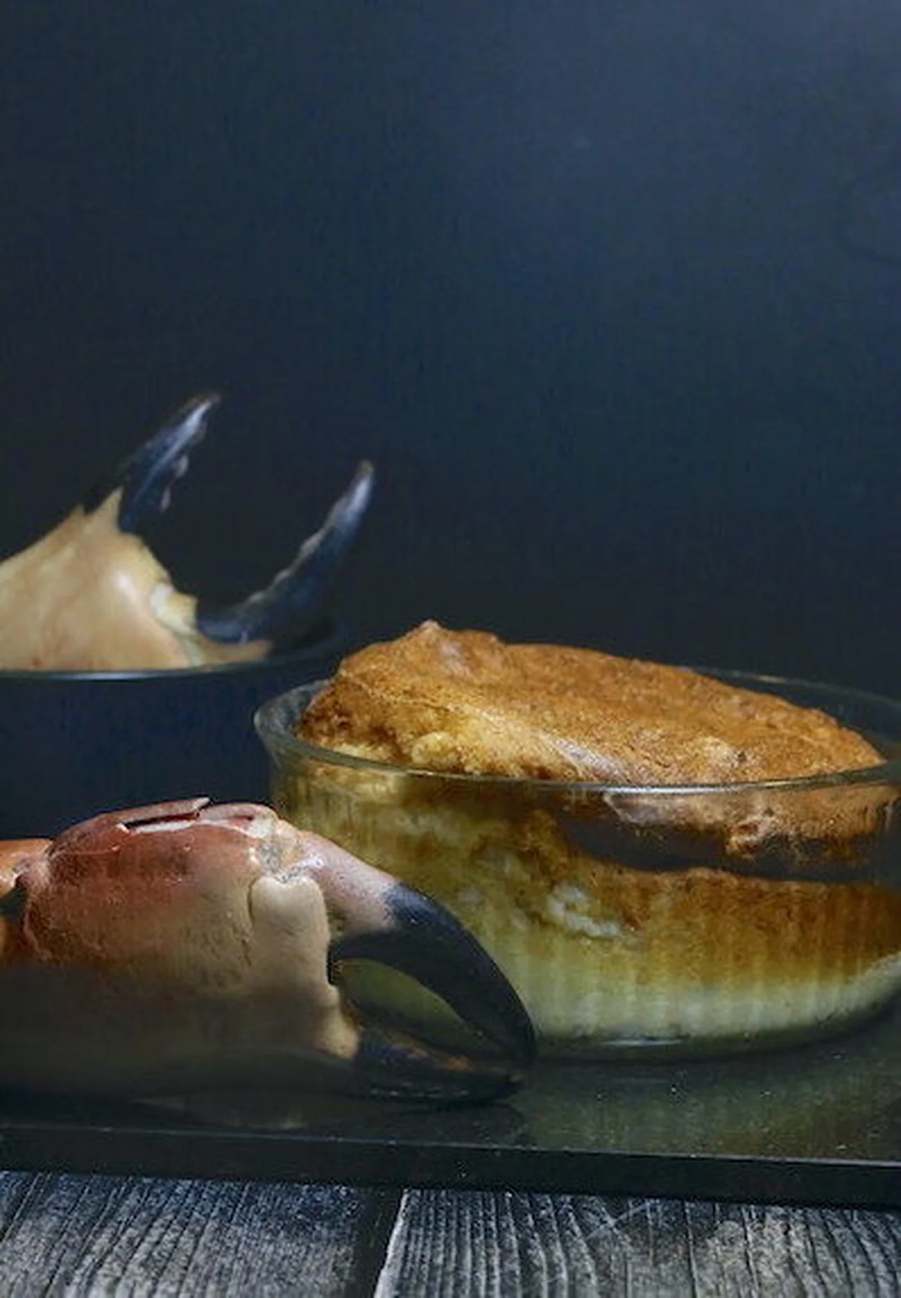 Soufflé au crabe