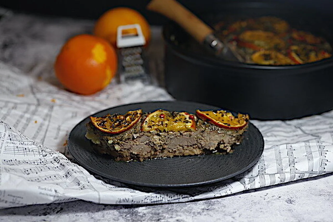 Terrine de canard à l'orange