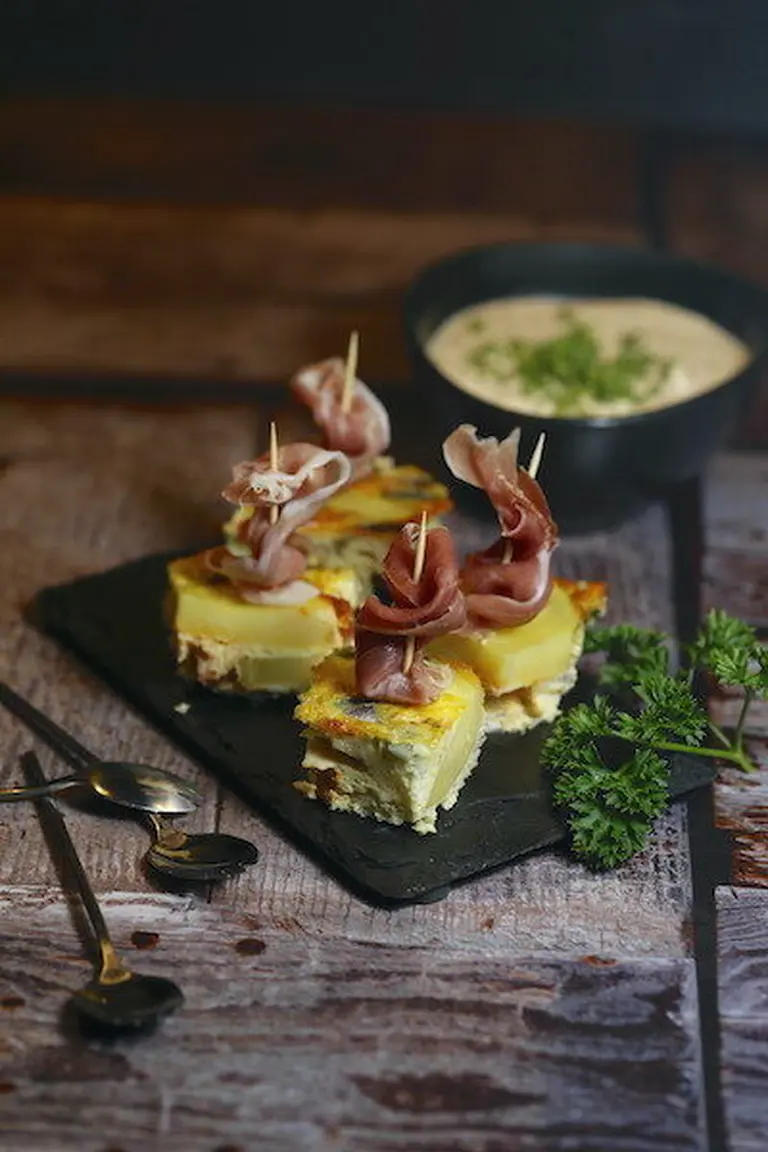 Tortillas pommes de terre et manchego