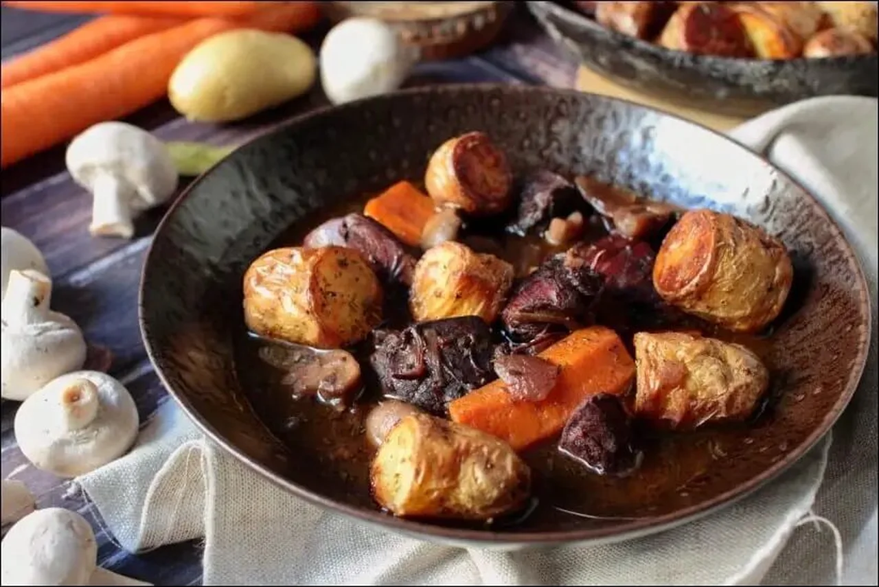 Bourguignon de magret de canard