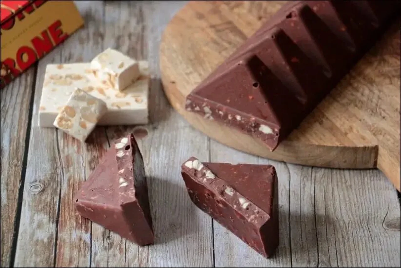 Chocolat au nougat façon Toblerone