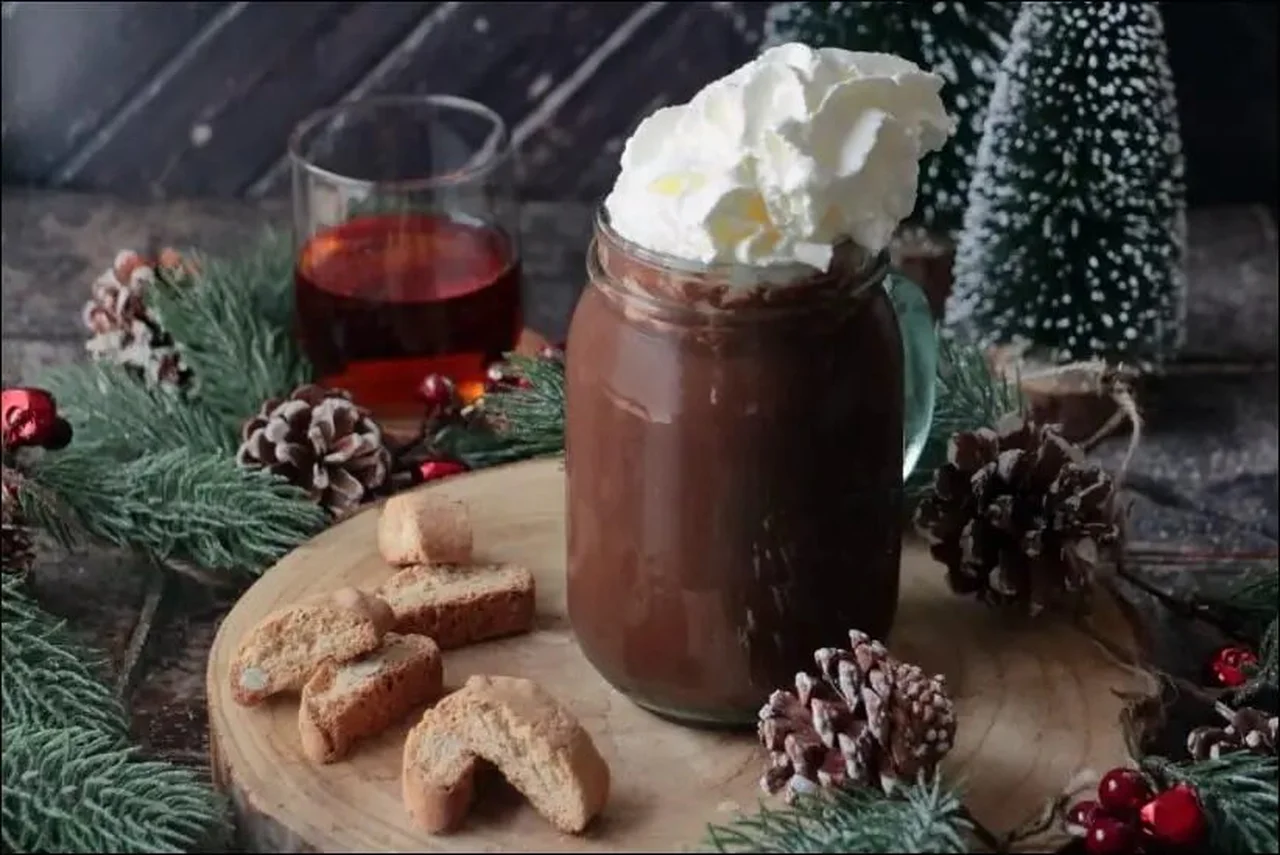 Chocolat chaud au rhum