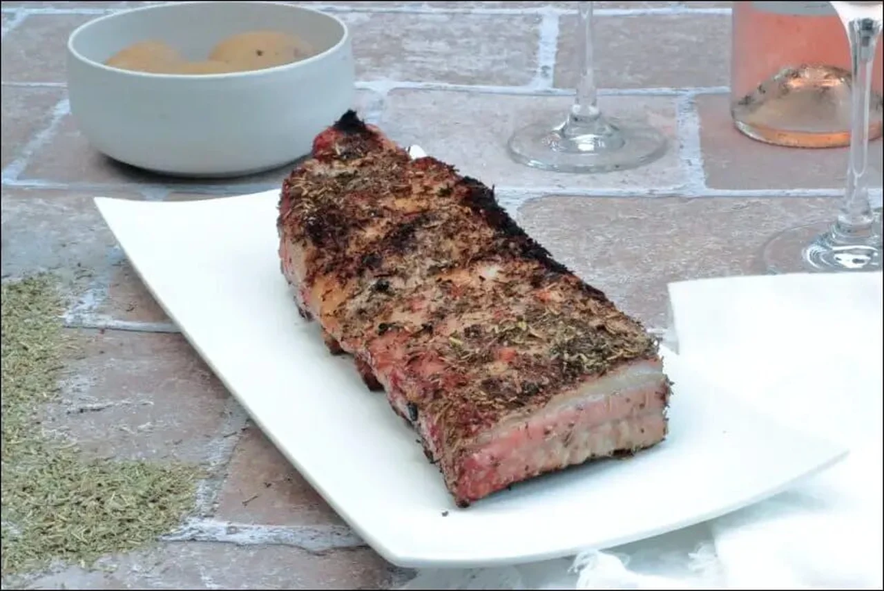 Coustellous grillés au barbecue