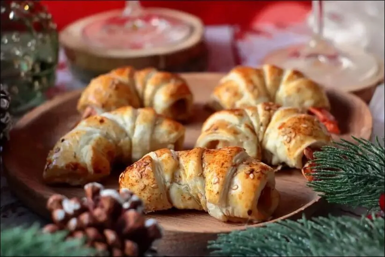 Feuilletés aux crevettes