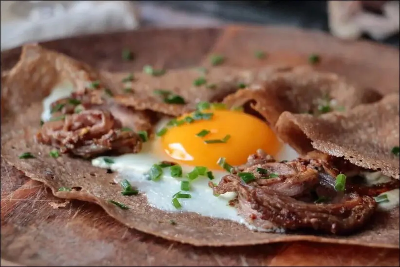 Galette à l'andouille de Guémené