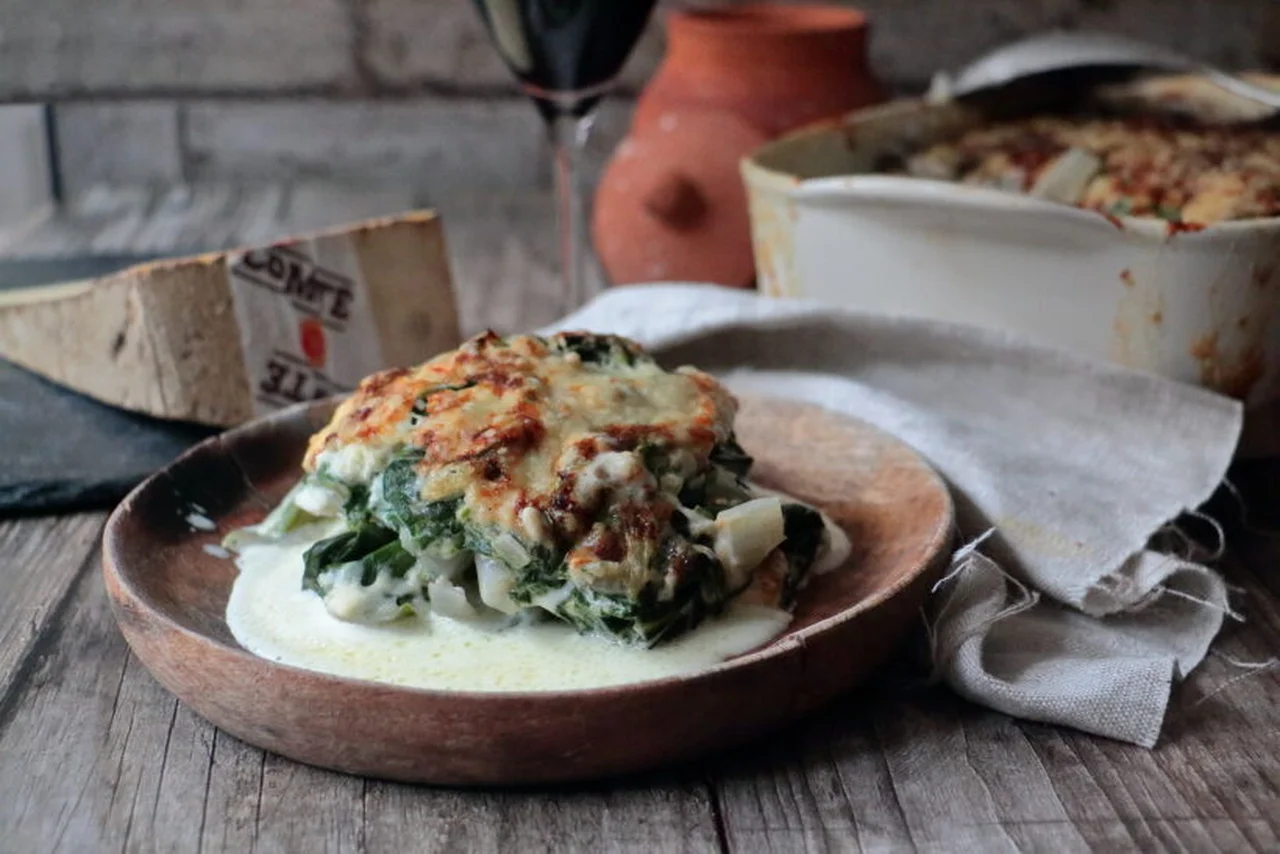 Gratin de blette au comté