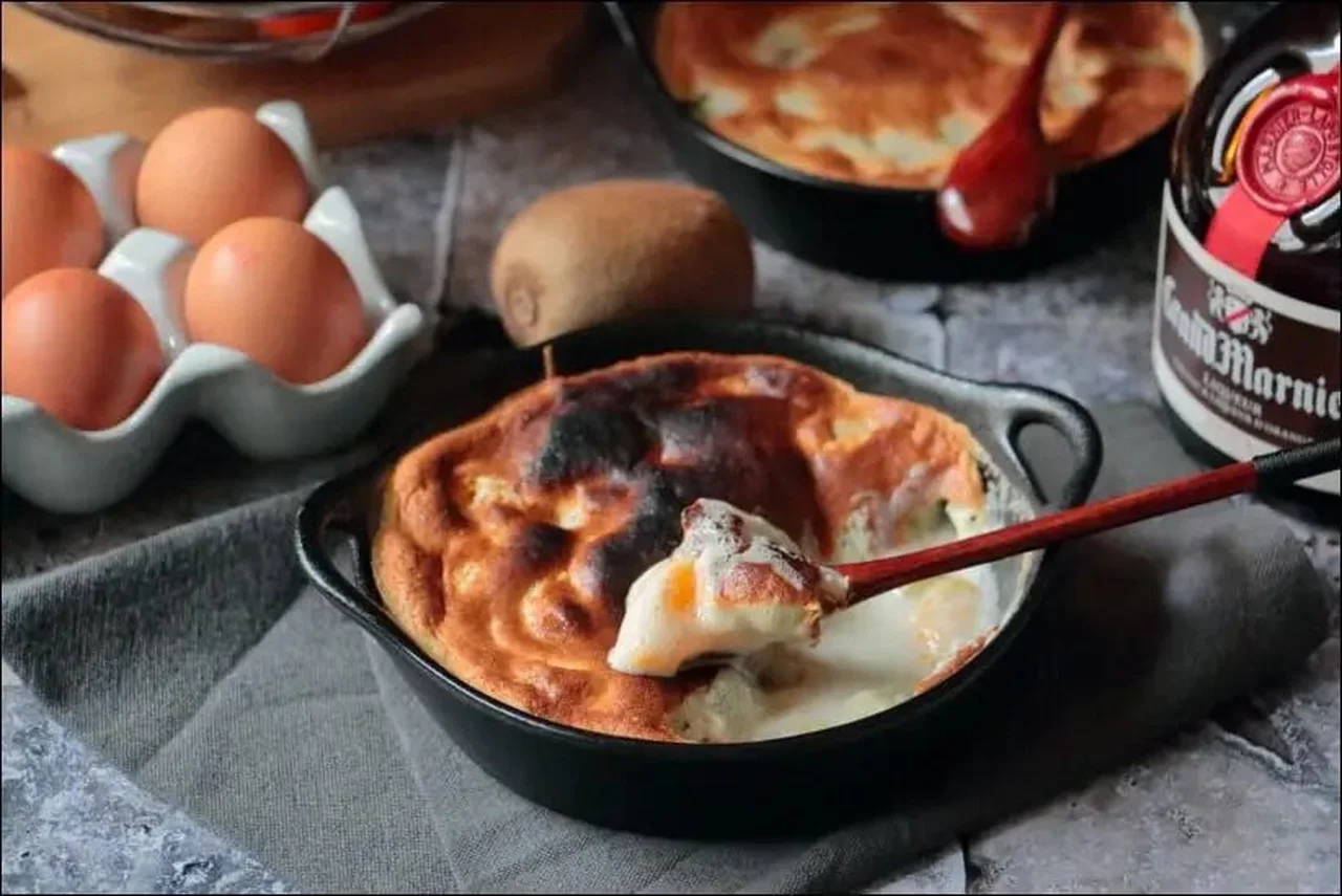 Gratin de fruits d'hiver au Grand Marnier