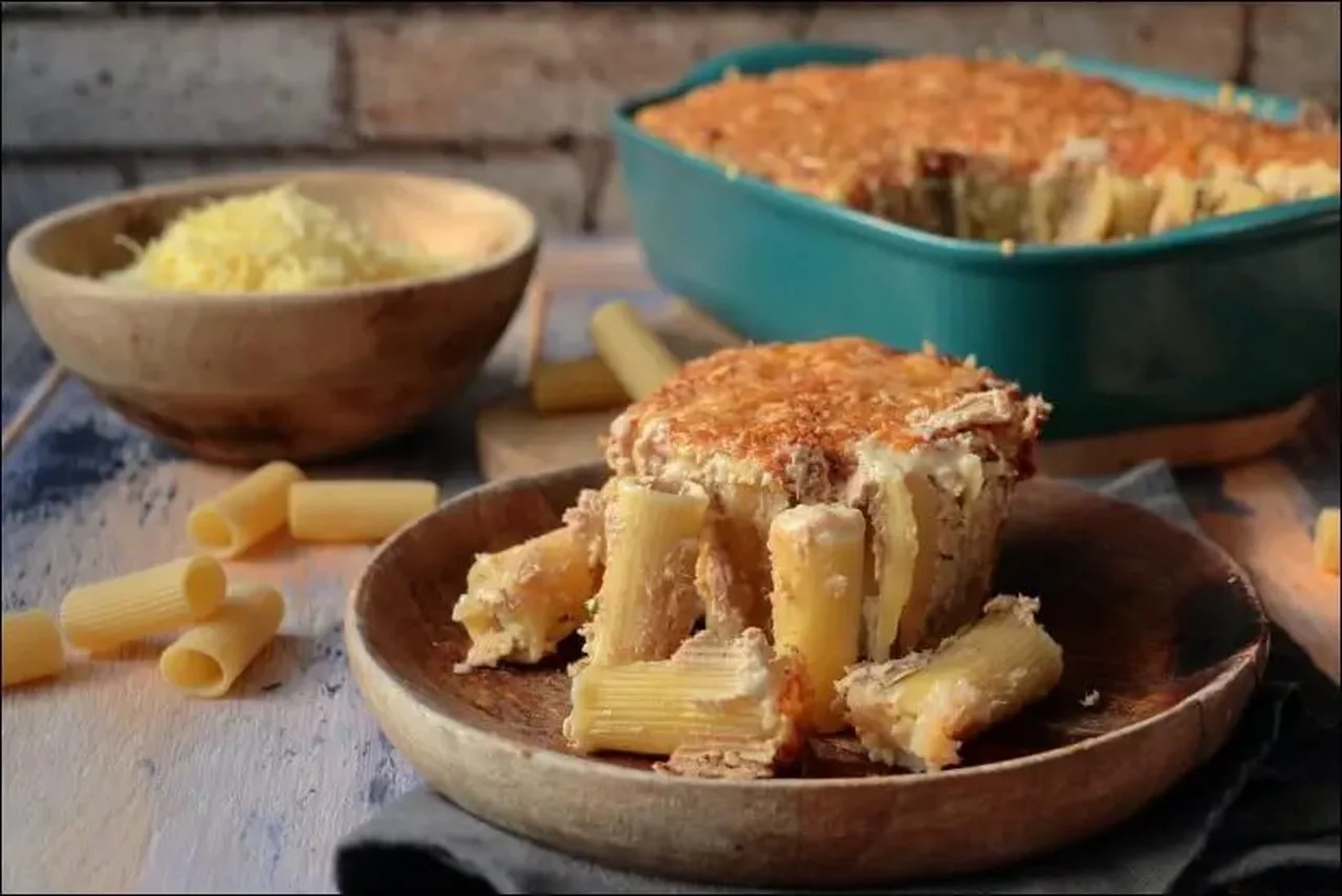 Gratin de rigatoni au thon