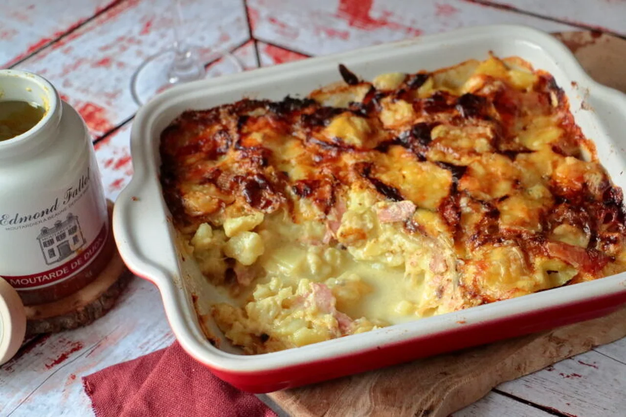 Gratin jurassien au morbier
