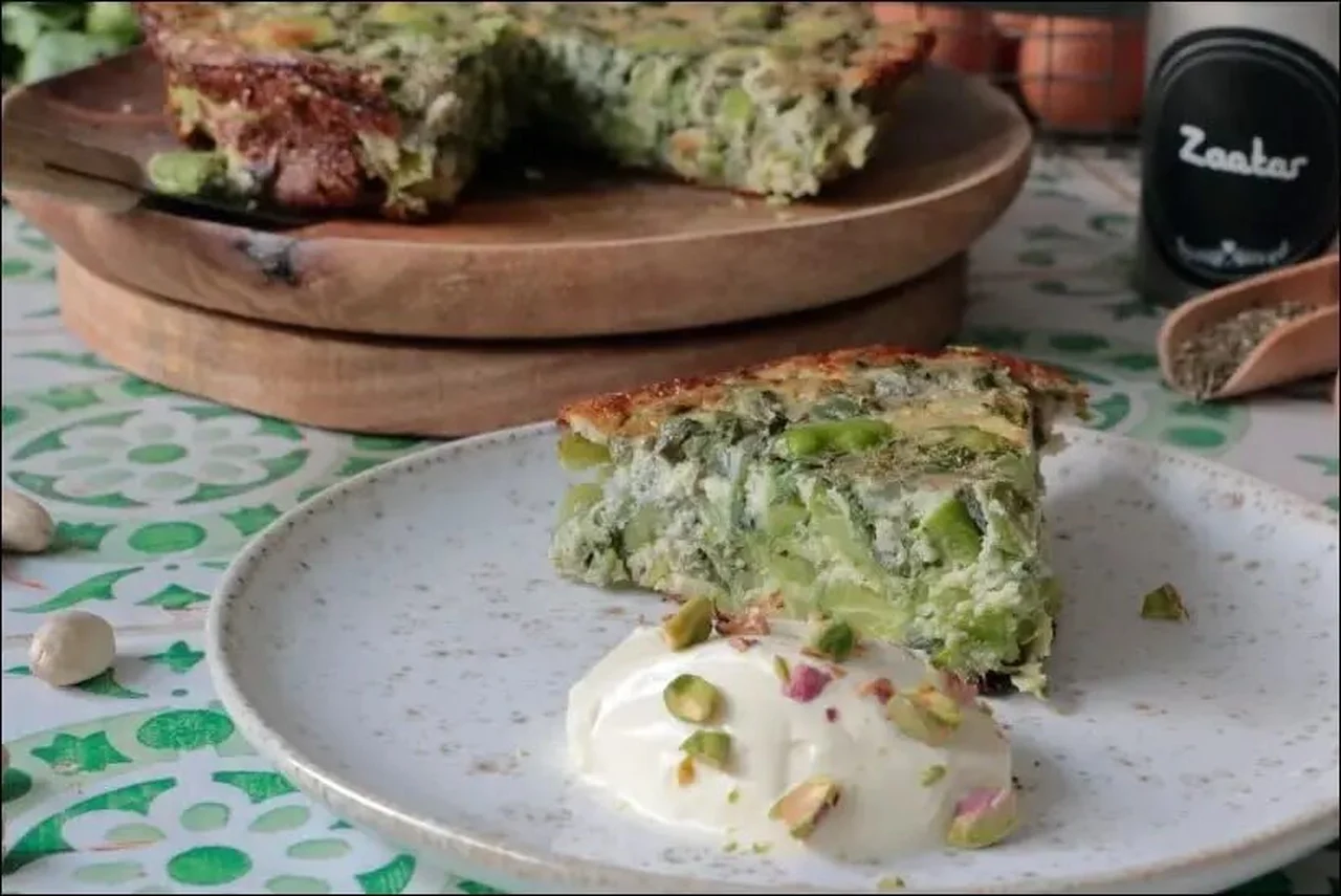 Meguina aux asperges et fèves d'Ella Aflalo