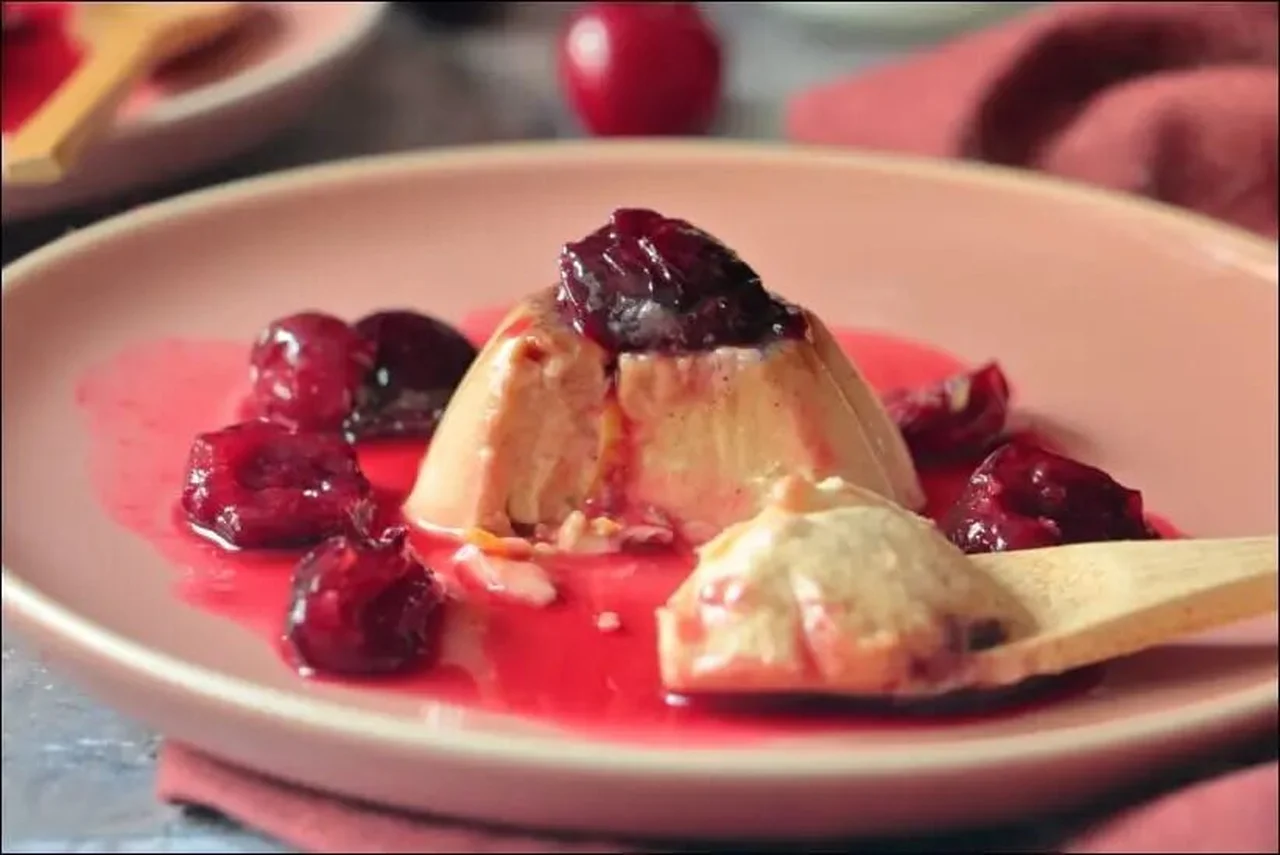 Panna cotta à la cerise de Simone Zanoni