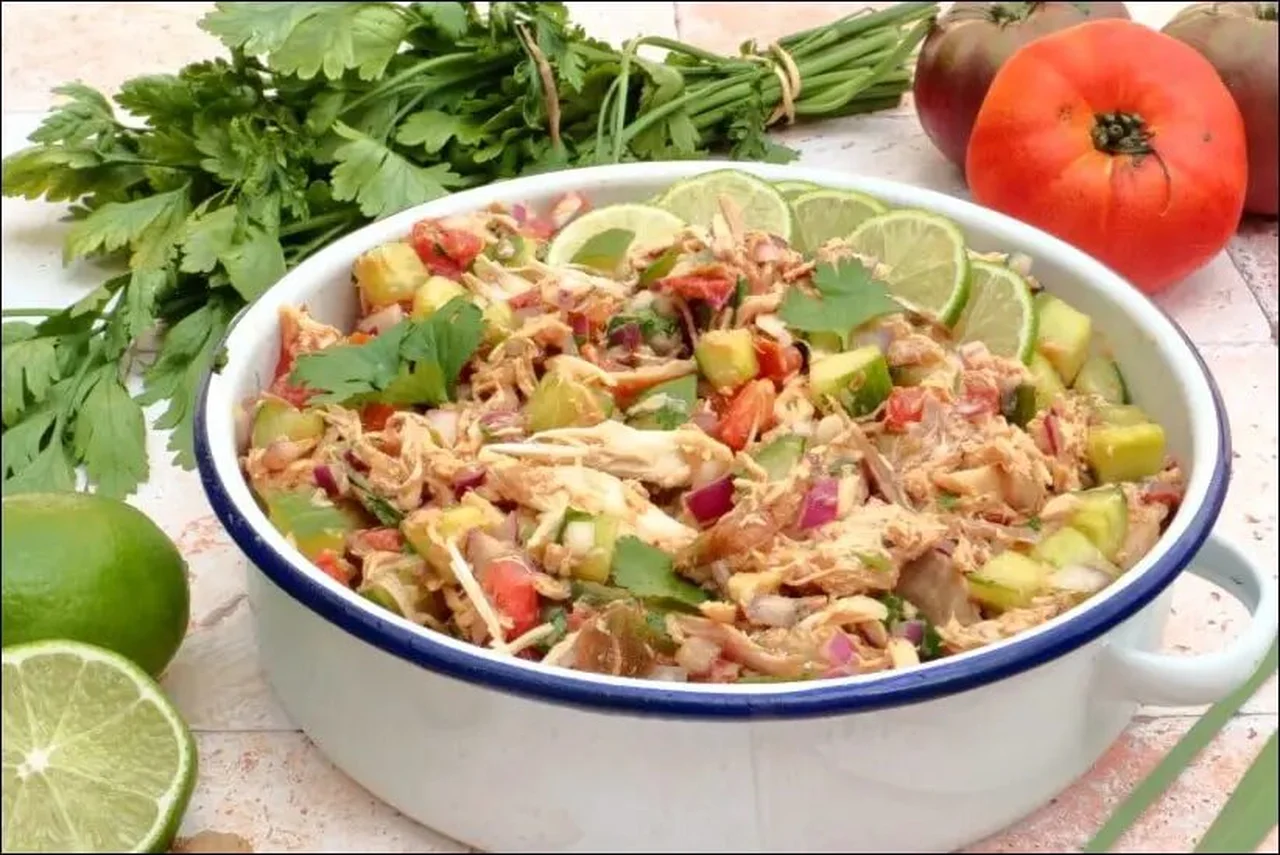 Salade de poulet à la thaï