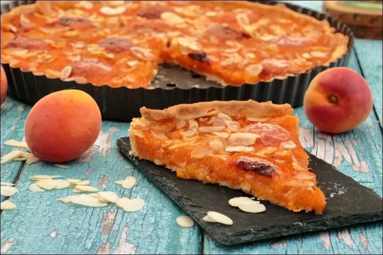 Tarte à la compotée d'abricots vanillée