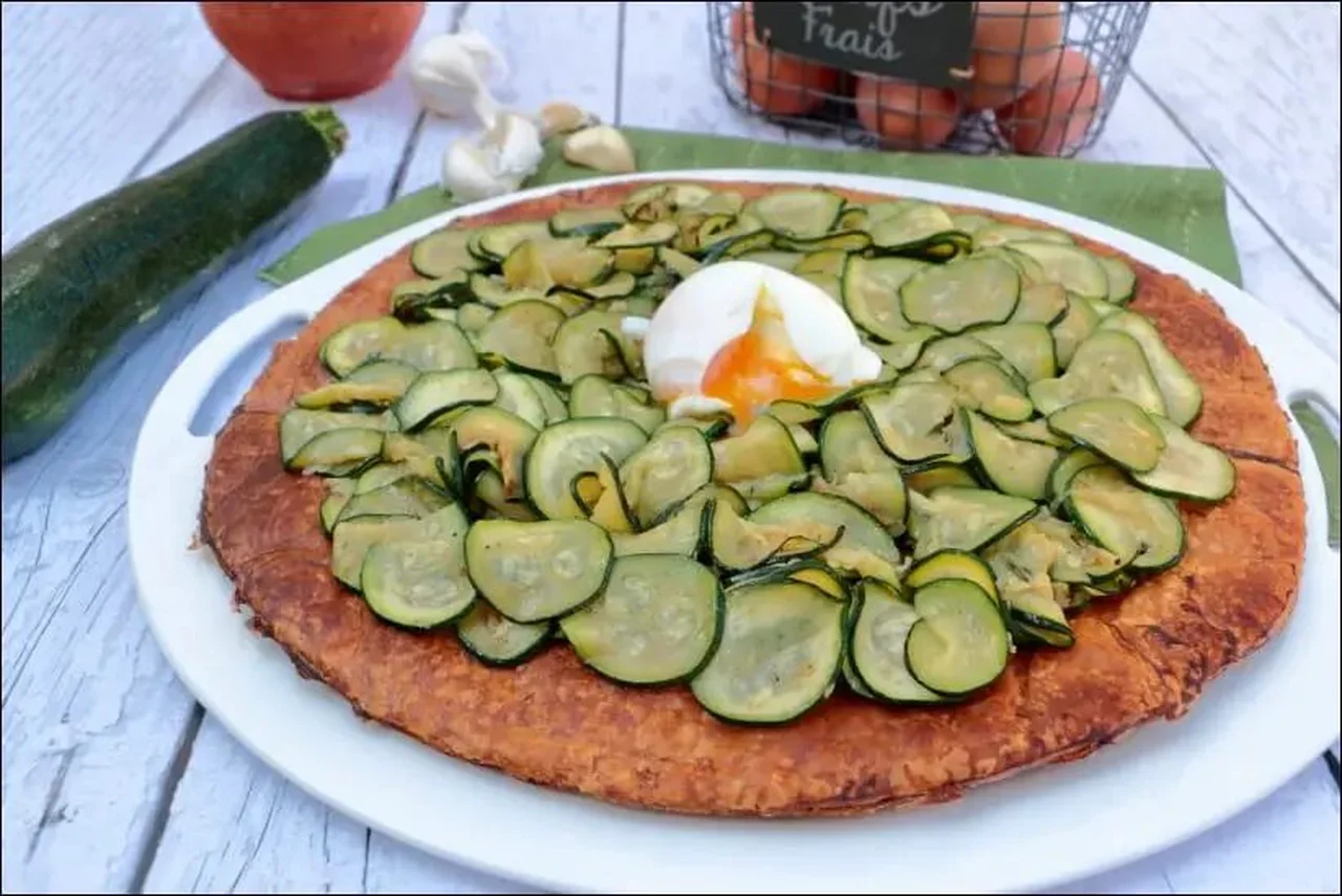 Tarte à la courgette de Cyril Lignac