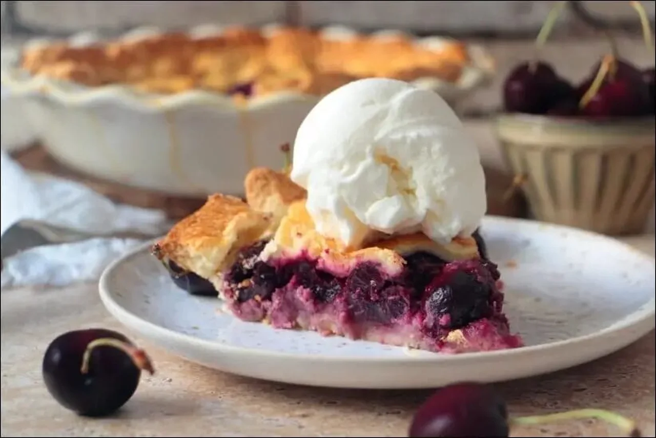 Tourte aux cerises
