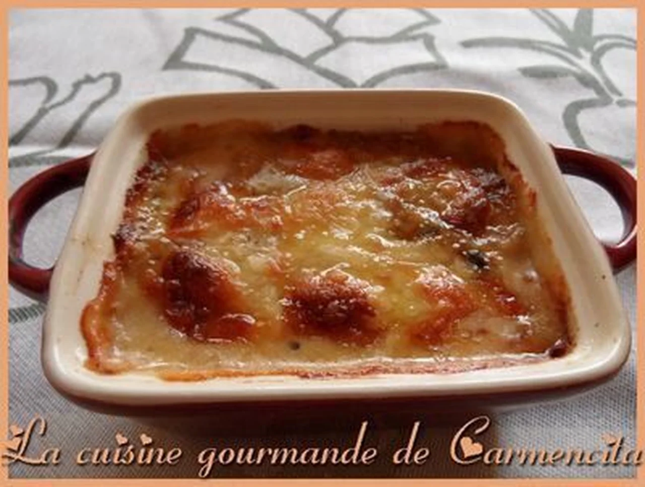 Cassolette de St Jacques au Maroilles