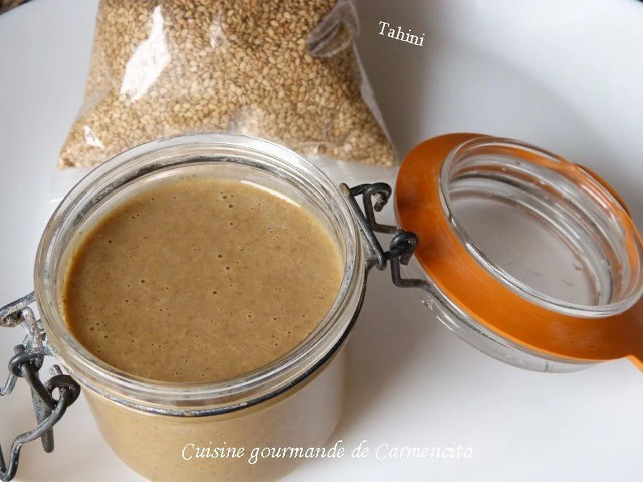 Crème de sésame à l'huile d'olive