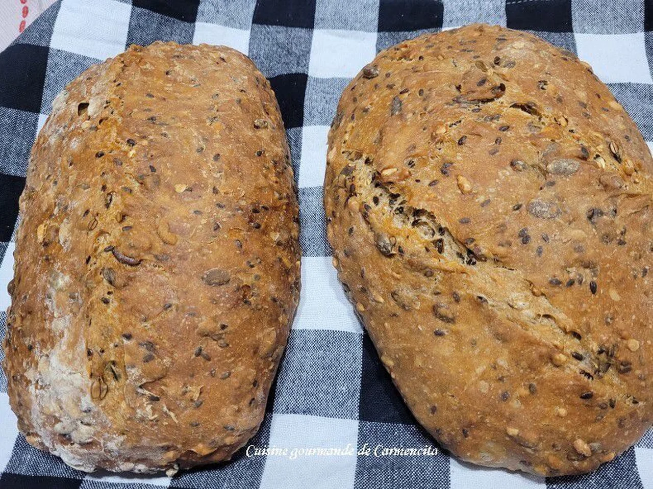 Pain sans pétrissage aux multi céréales