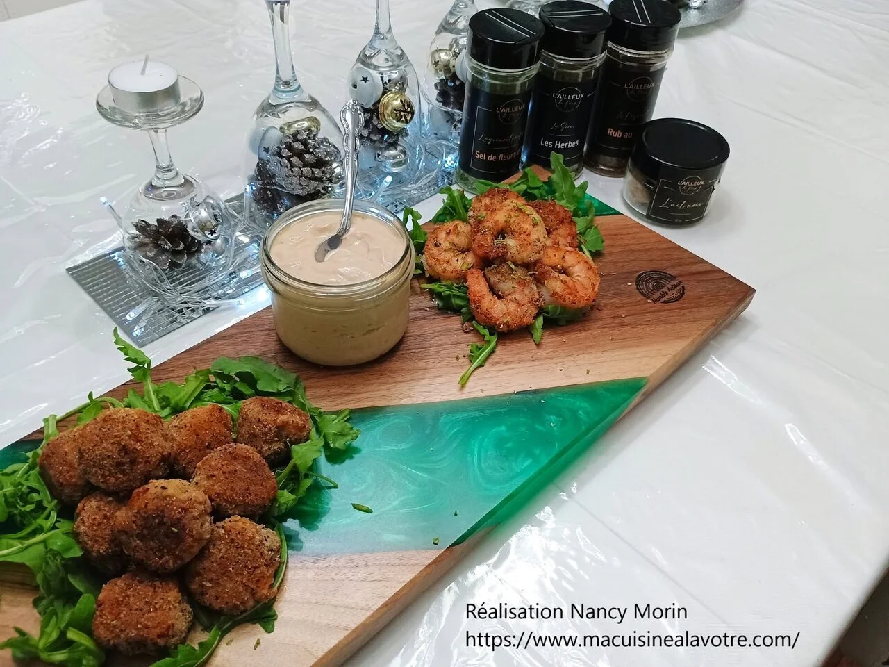 Boulettes bœuf rub café et sa trempette