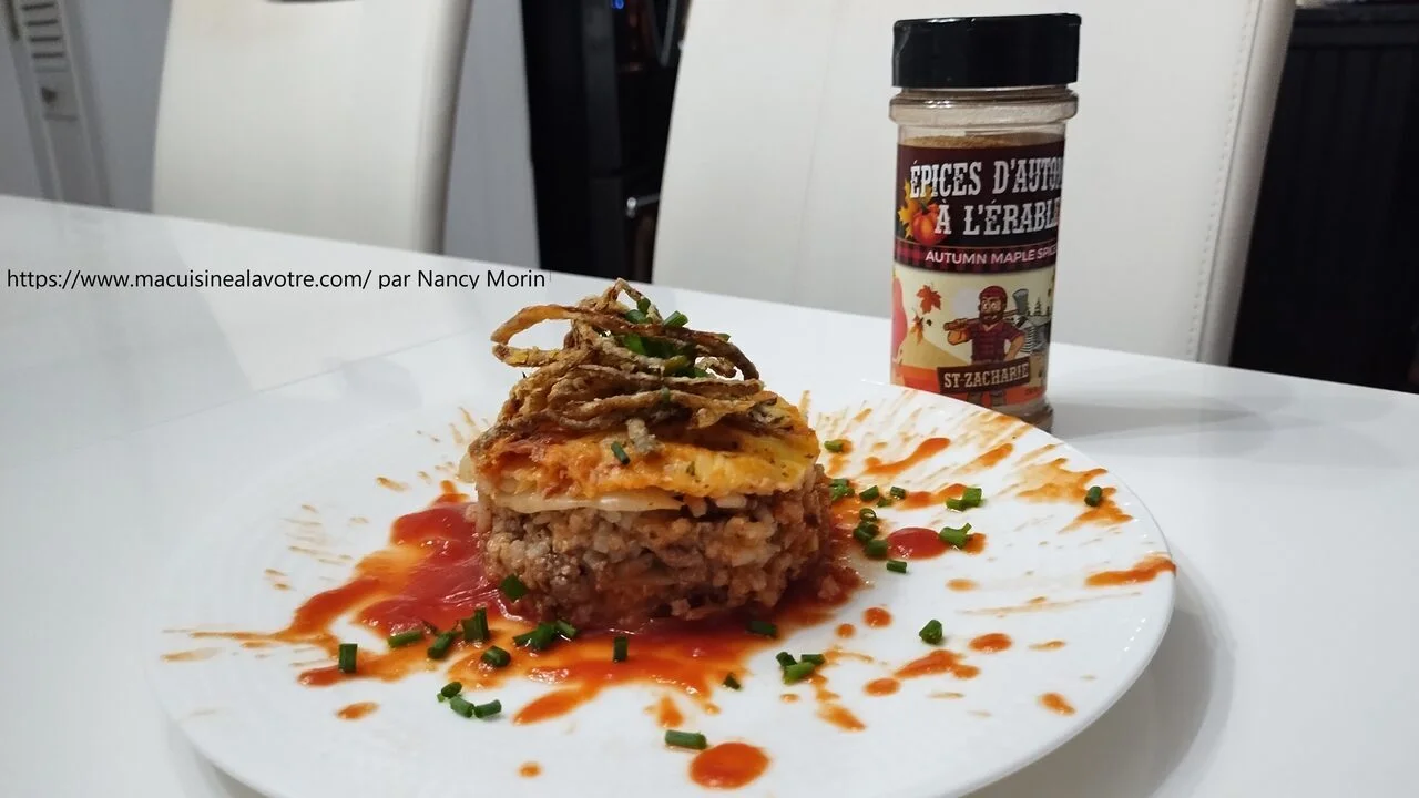 Cigares aux choux épices d'automne façon lasagne