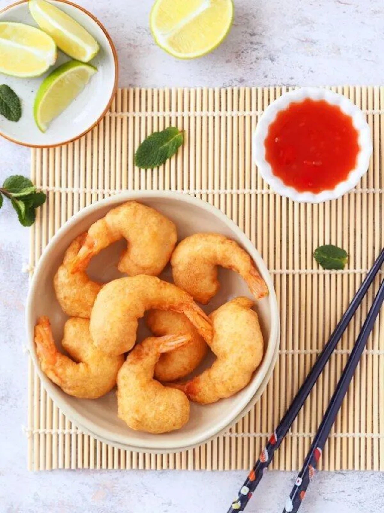 Beignets de crevettes croustillants