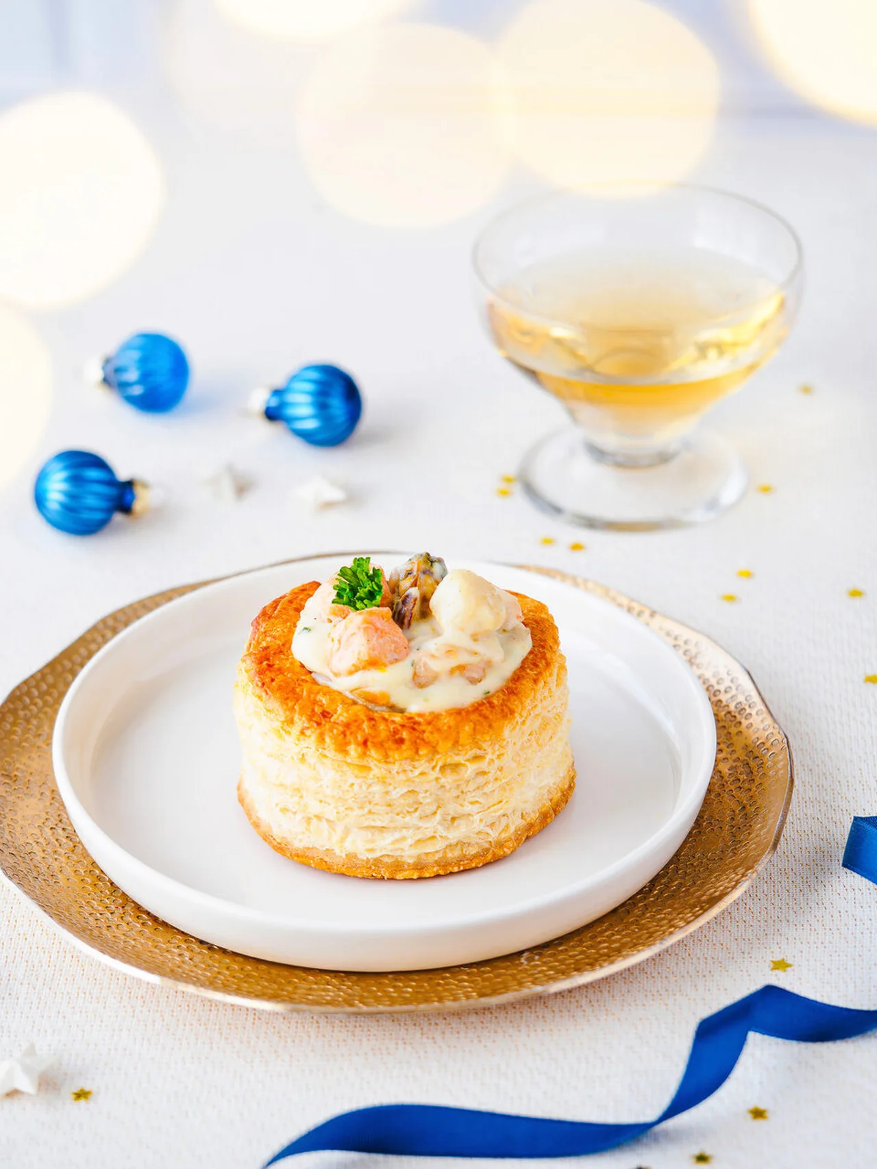 Bouchées à la reine aux fruits de mer