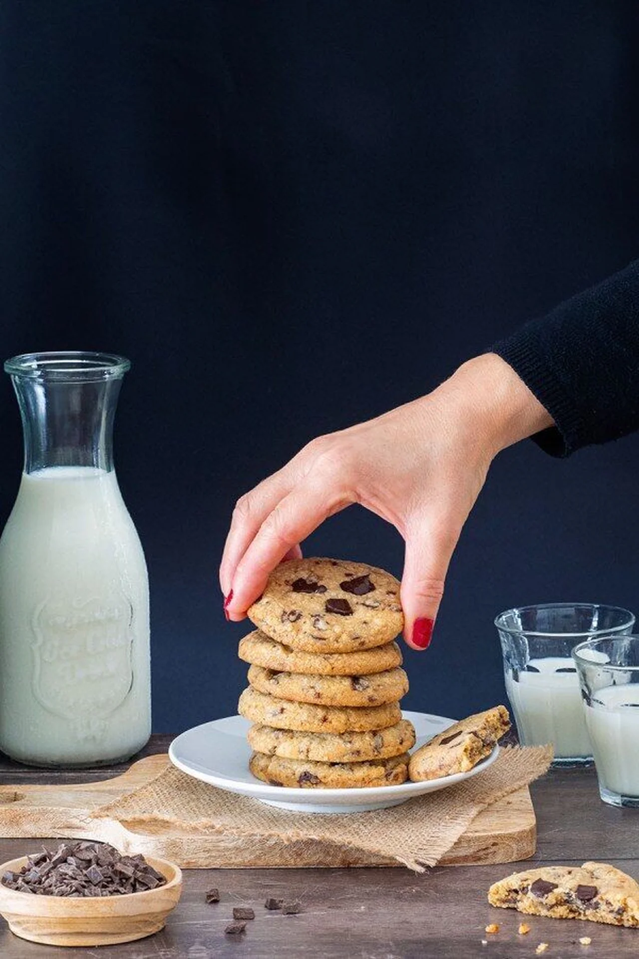 Cookies américains aux pépites de chocolat