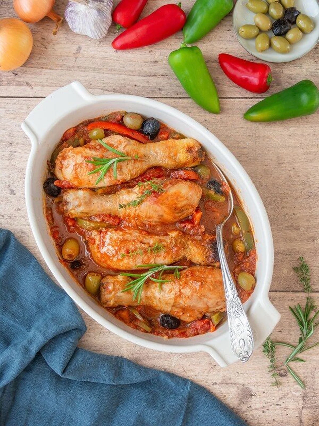Poulet à la provençale