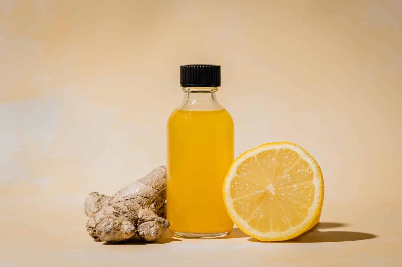 Boisson énergétique au gingembre et curcuma