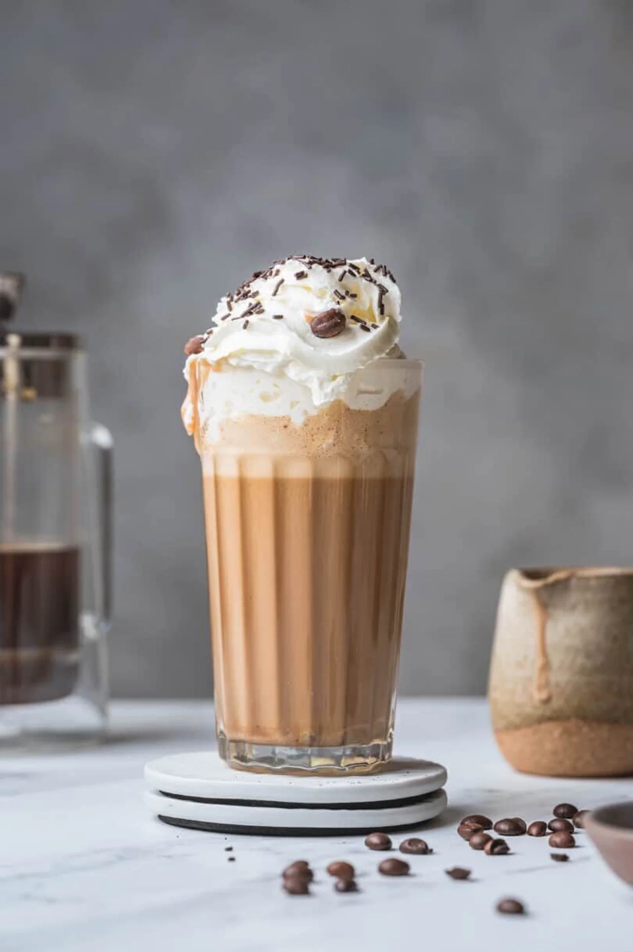 Café liégeois au caramel maison