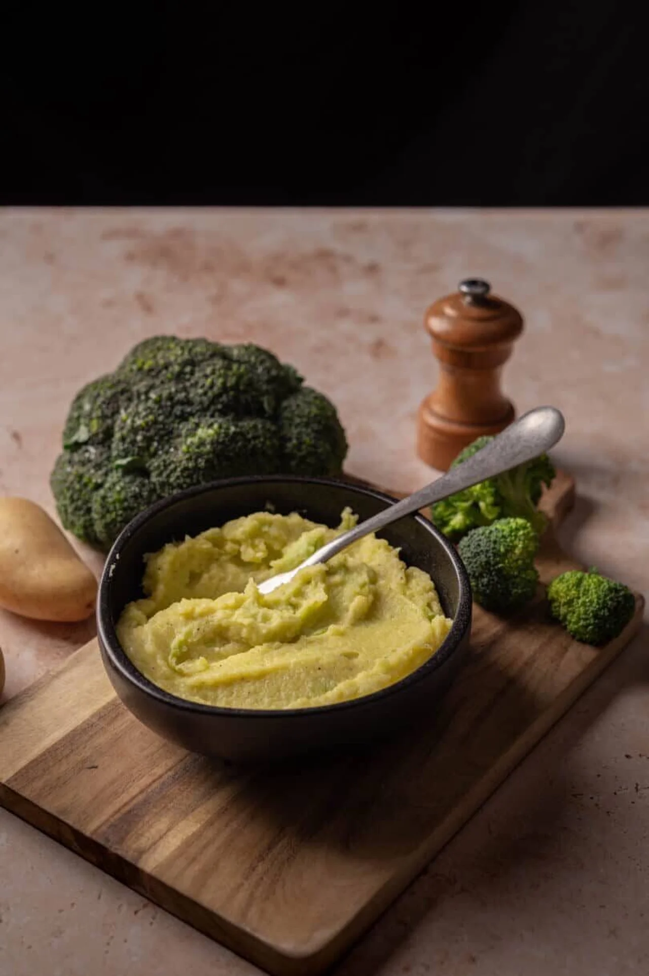 Purée de pieds de brocoli