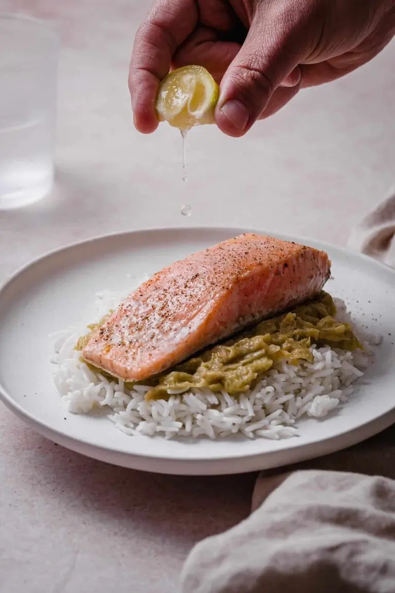 Saumon à la rhubarbe