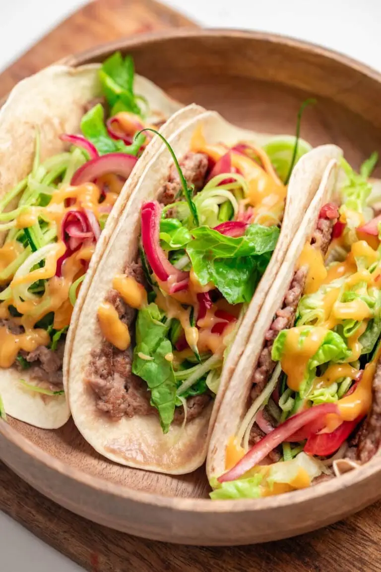 Tacos de bœuf maison