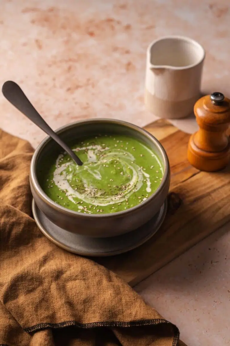 Velouté aux fanes de radis