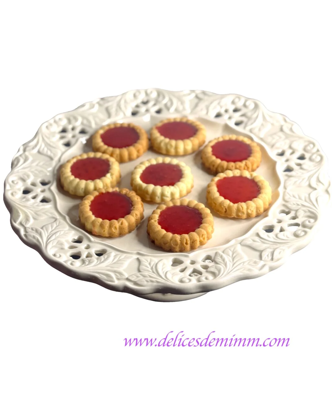 Biscuits tartelettes aux fraises
