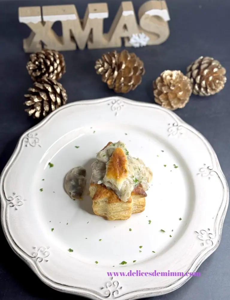 Vol-au-vent festif à la truffe
