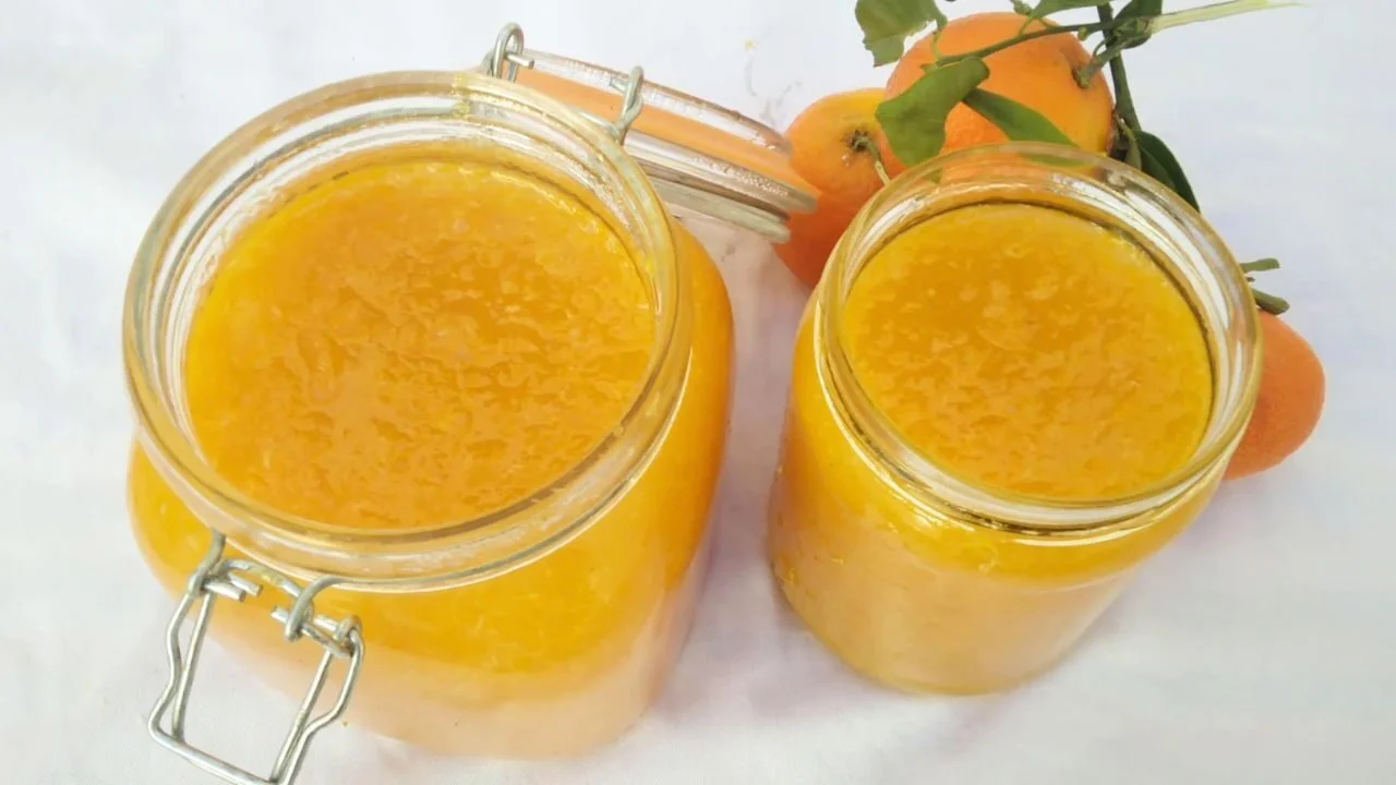 Confiture de mandarine sans peau