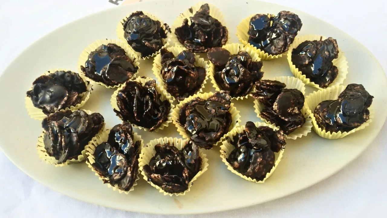 Roses des sables au chocolat faciles