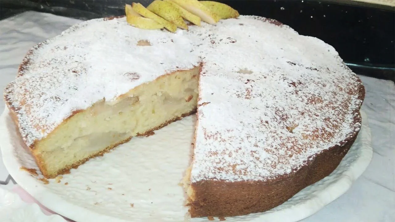 Gâteau aux poires moelleux
