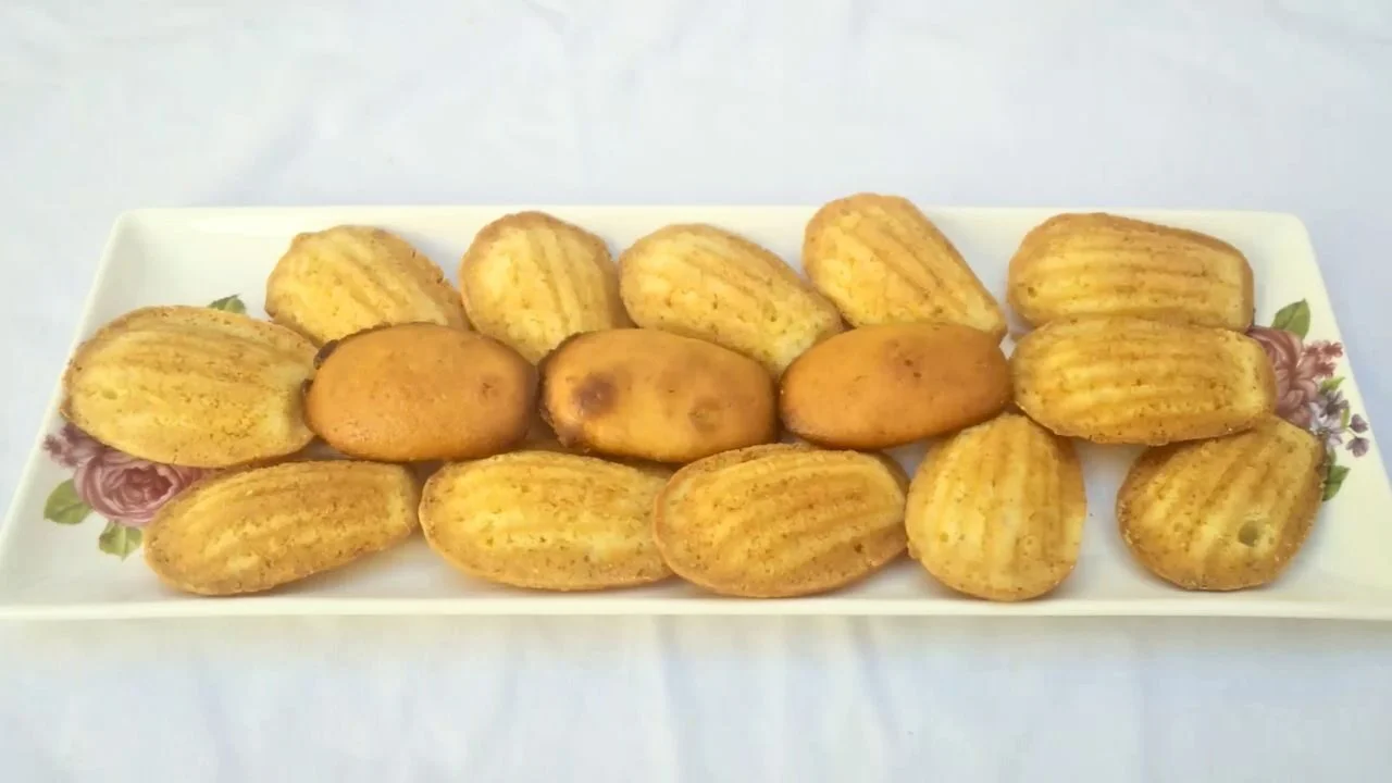 Madeleines à la mandarine de Calabre