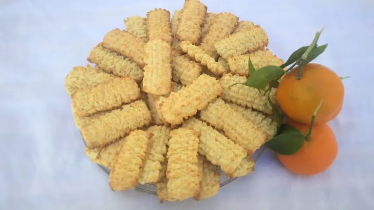 Spritz bredele à la mandarine